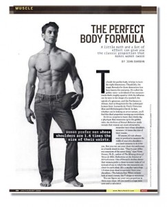 Adonis Index in Men's Health